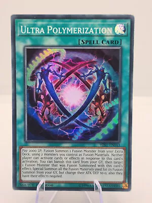 HISU-EN043 Ultra Polymerization Super Rare 1st Edition Mint YuGiOh Card • £1.59