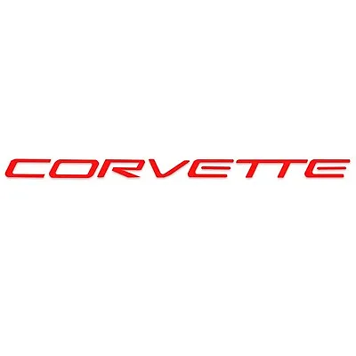 OEM GM Corvette 1997-2004 C5 Front License Plate Cover Decal - Letter Logo Set • $54.95