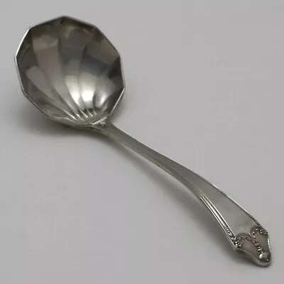 CORINTHIAN Design JAMES WALKER Ltd LONDON Nickel Silver Cutlery Cream Ladle • £7.95