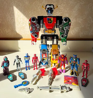 Complete Voltron Defender Of The Universe 1984 Panosh Place + Figures VERY CLEAN • $329.99