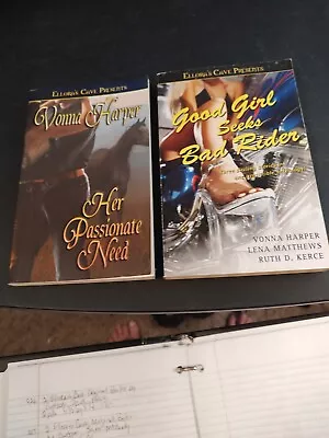 2 Ellora's Cave Books By Author Vonna Harper • $15