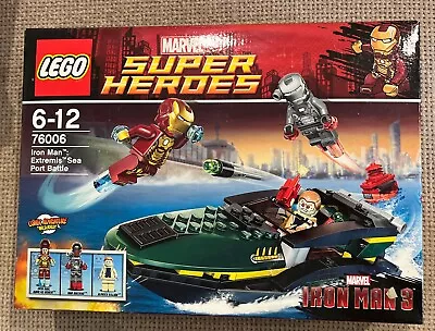 Lego Super Heroes Set #76006 Iron Man Extreme Sea Port Battle  • $44.90