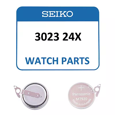 Genuine Seiko Kinetic Watch Capacitor 3023 24X Rechargeable Battery - NEW! • $19.85