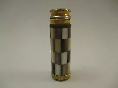 AS IS Vintage Perfume Sprayerer Atomizer Art Deco Brass Mother Of Pearl Abalone • $19.99