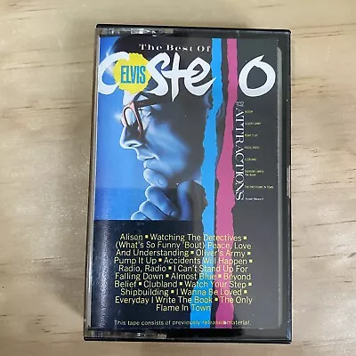 The Best Of Elvis Costello And The Attractions Vintage 1985 Cassette Tape • $4.99