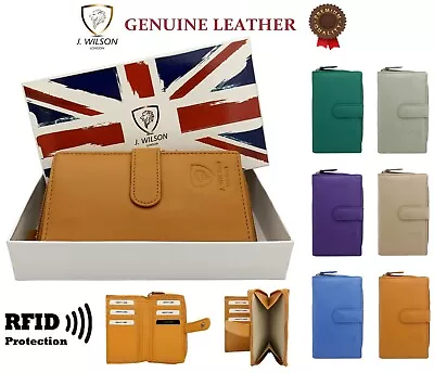 Ladies Designer Purse Leather Wallet Genuine Credit Card Holder Purse Gift Boxed • £8.95