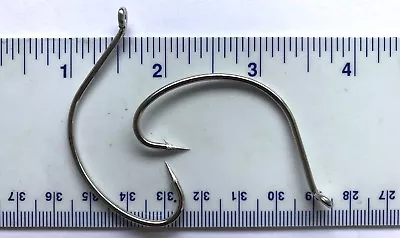 1000 GT 2X Nickel Wide Gap Hollow Point Kahle Fish Hooks Size 7/0 - Kahle Hooks • $149.99