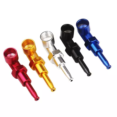 Smoking Tobacco Pipes Creative Hidden Screw Metal Filter Pocket Herb Mini Pipe • $7.69