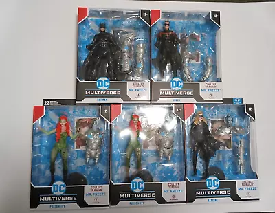 McFarlane Build A Figure Set Mr.Freeze W/ Bonus Extra Poison Ivy! New In Boxes! • $3.25