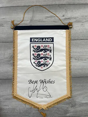 England Football FA Issued Pennant Signed By Steve McLaren Manchester United • £39.99