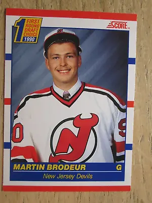 1990-91 Score Hockey Canadian Version Martin Brodeur #439 Rc Nrmt-mt • $3.50