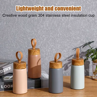 Mini Thermos Bottle Vacuum Flask Insulated Coffee Stainless Steel Travel Mug Cup • £14.48