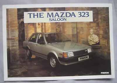 1982 Mazda 323 Saloon Brochure Pub.No. 323S/82/1 • $7.46