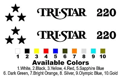 $21.95 • Buy MasterCraft TriStar 220 Boat Decal
