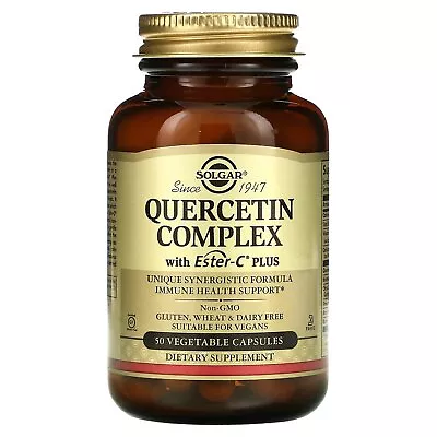 Quercetin Complex With Ester-C Plus 50 Vegetable Capsules • $16.44