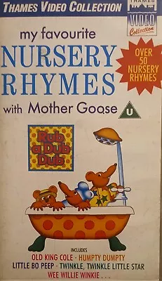 My Favourite  Nursery  Rhymes With Mother Goose PAL VHS Video Tape • $12.42