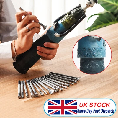 £17.85 • Buy 20Pcs Pottery Tools Ceramic Art Texture Alloy Printing Embossing Sculpting Tools