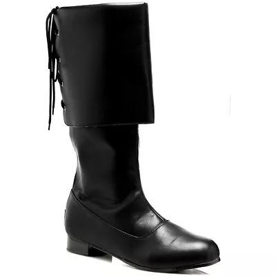 Ellie 1031 1  Heel Knee High Boots Adult Men Shoes Halloween 121/Sparrow Black L • $36.99