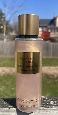 Victoria's Secret Bare Vanilla SHIMMER Fragrance Body Mist Spray 8.4 FL OZ • $14.99