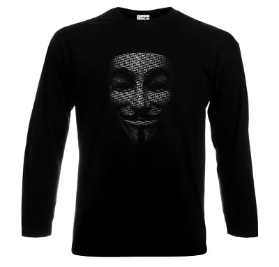 $14.85 • Buy Inspired By V For Vendetta Mask Anonymous Long Sleeve