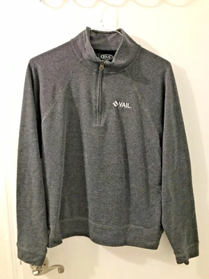 $35 • Buy Vail Ski Resorts Colorado Authentic Licensed Logo 1/4 Zip Light Jacket Size M