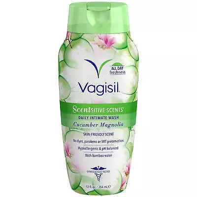 Vagisil Feminine Wash For Intimate Area Hygiene Scentsitive Scents PH Balance... • $9