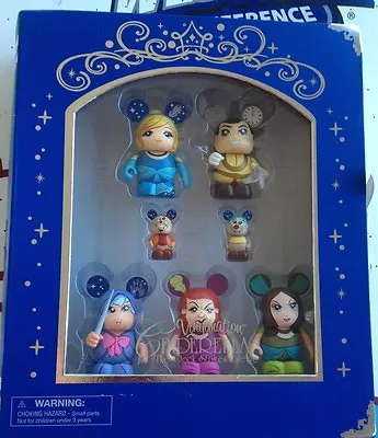 Disney Vinylmation Figure Set Cinderella Fairy Godmother  NEW IN BOX Rare 2012 • $74.99