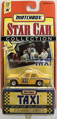 Matchbox Star Car Taxi Sunshine Cab #804 Die Cast 1:64MISP (B153) • $9.99