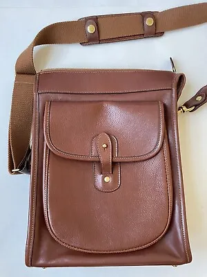 Ghurka Marley Hodgson Chestnut Leather Shoulder Bag #4 The Gearpack USA $1300 • $979