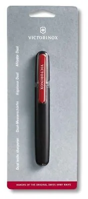 Swiss Army Victorinox Dual Pocket Knife Sharpener Black 4.3323 New In Clamshell • $18.53