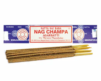 Original Nag Champa Incense Sticks - Brand New Fresh Packs - 15g/40g/100g/250g • $6.99