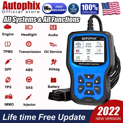 AUTOPHIX Fit For Mercedes All System Diagnostic Scan Tool Oil EPB ABS DPF SAS  • $94