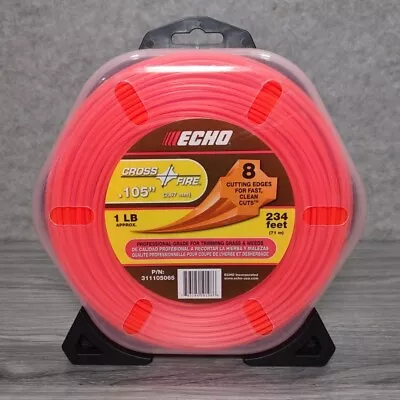311105065 ECHO Trimmer Head String Line .105  Cross Fire 1lb 234' Professional • $14.95