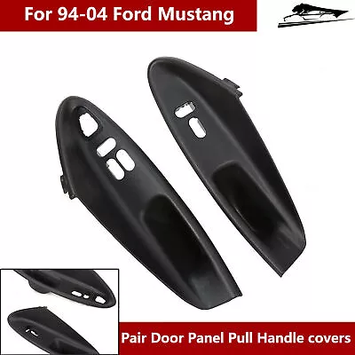 New Pair Set Interior Door Window Switch Bezel Panel For 1994-2004 Ford Mustang • $23.58