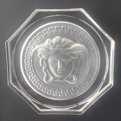 Rosenthal Versace Crystal Medusa Lumiere Bottle Coaster • $148