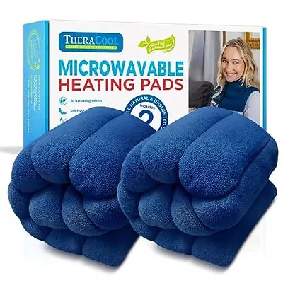 Microwavable Heating Pads Set Of 2 Weighted Moist Microwave Heat Wraps For Ba... • $38.35