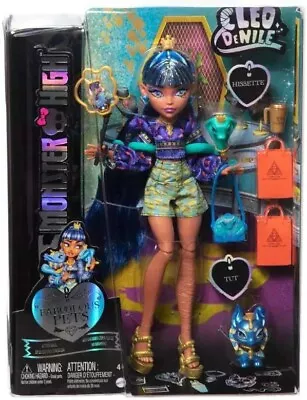Monster High 2023 Faboolous Pets Cleo De Nile G3 With Tut & Accessories NEW • $28.99