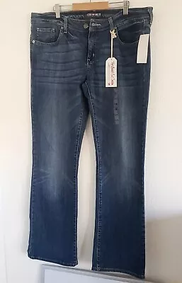 Ecko Red Unltd Denim Women's Boot Cut Jeans Size 15/16 Medium Wash NWT • $13.97