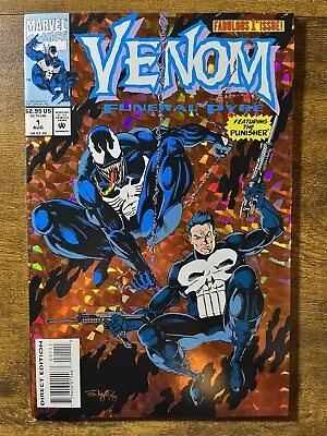 Venom: Funeral Pyre 1 Direct Edition Tom Lyle Cover Marvel Comics 1993 • $9.95