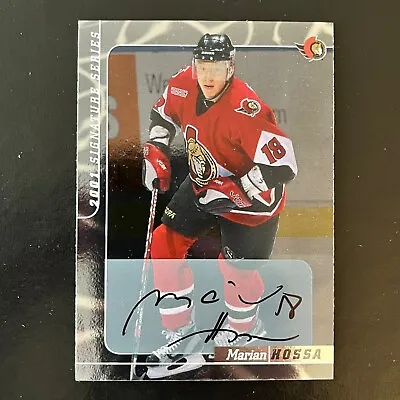 2000-01 Be A Player BAP Signature Series Autographs #115 Marian Hossa Senators • $13.81