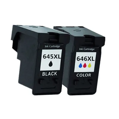 2x Generic Ink PG645 CL646 XL Cartridges For Canon Pixma MG2560 MG2965 TS3160 • $54.80