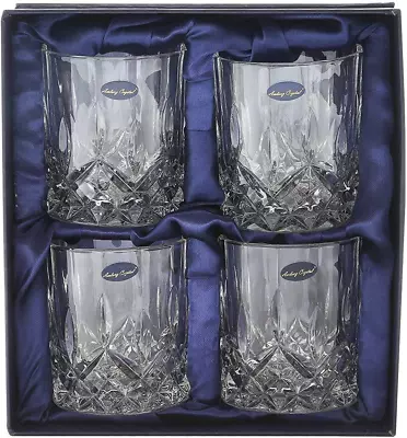 Double Old Fashioned Glasses Waterford  Set Of 4 With Gift Box • $36.45