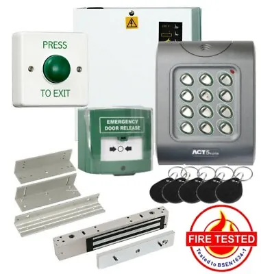 Access Control Kit ACT 5 EM Proximity Keypad PSU  Maglock  Z&L Used By Pro's • £279.99