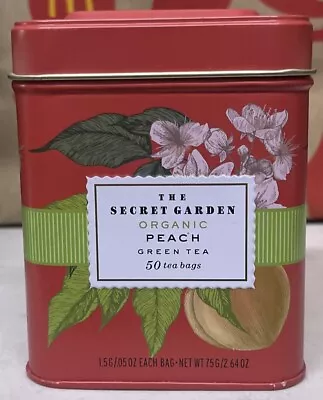 The Secret Garden Tea Empty Tin Box Burnt Orange Storage • $9.99