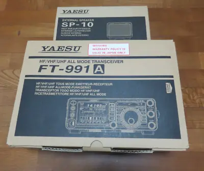 Yaesu FT-991 HF/VHF/UHF Radio Transceiver W/ Manual Mic & Original Box • $2120.48