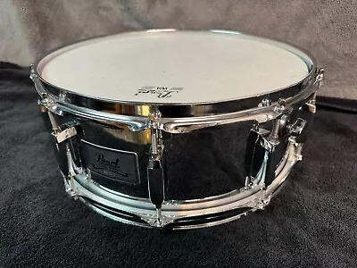 Pearl Steel Shell Snare Drum 8 Lugs 14  X 5 . Very Nice! • $76.50