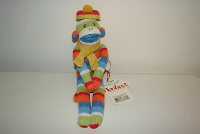 $18 • Buy Monkeez Sock Monkey Colorful Retro Pogo Doll With Tags Seasons Of Cannon Falls