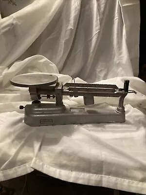 VINTAGE WELCH TRIPLE BEAM BALANCE SCALE With Extra Weights • $60