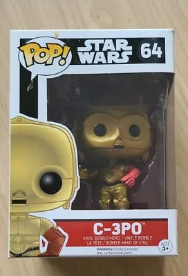 Star Wars C-3PO Red Hand Pop Figure Bobble Head • $22