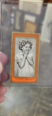 Rare Old Vintage 1930's Art Deco  Shirley Temple Cigarette Tobacco Trading Card • $39.99